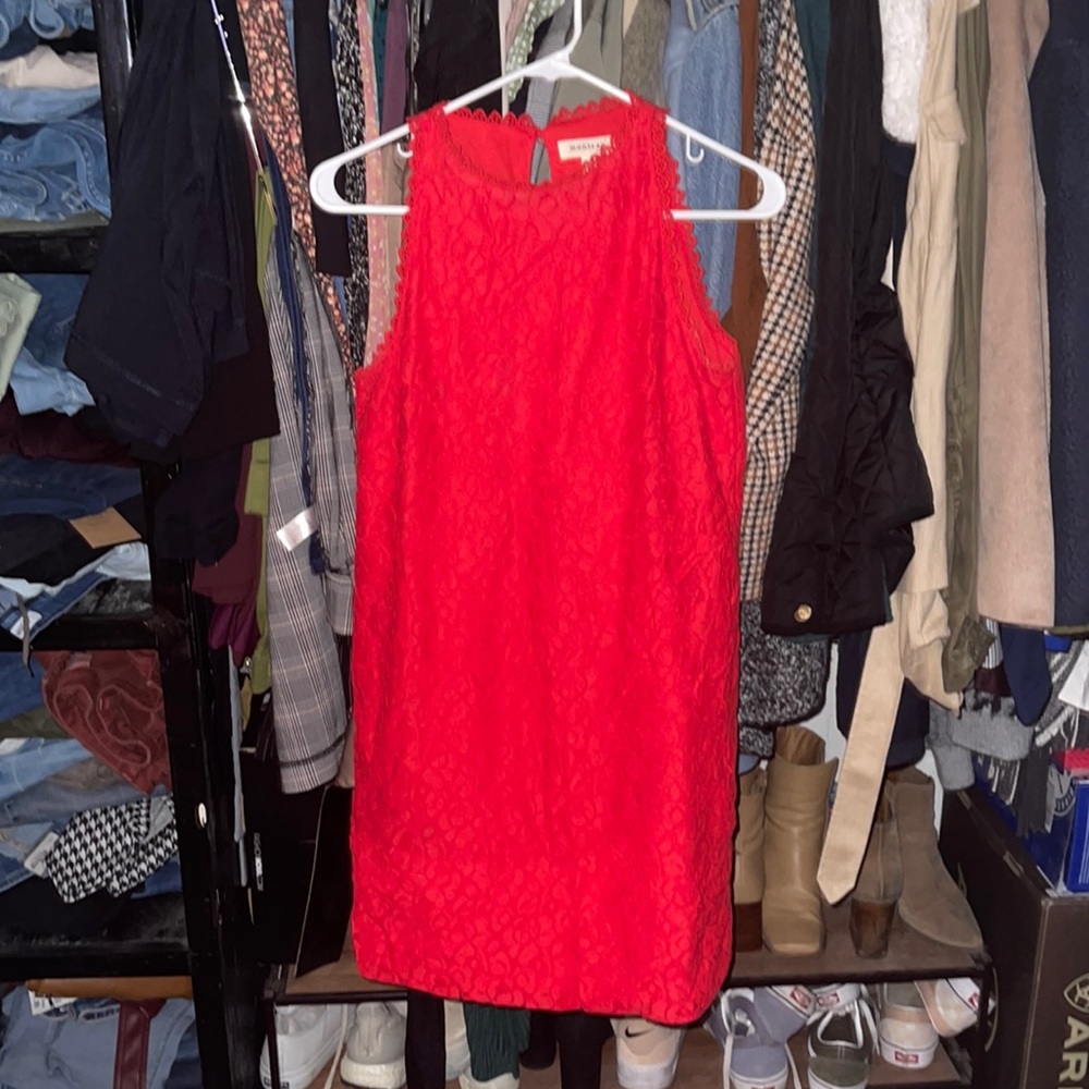 Red dress